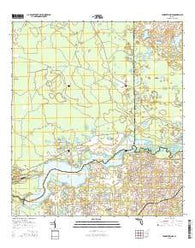 Yankeetown SE Florida Current topographic map, 1:24000 scale, 7.5 X 7.5 Minute, Year 2015