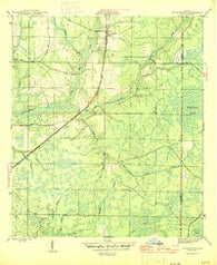 Youngstown Florida Historical topographic map, 1:31680 scale, 7.5 X 7.5 Minute, Year 1945