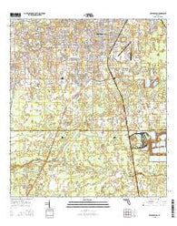 Zephyrhills Florida Current topographic map, 1:24000 scale, 7.5 X 7.5 Minute, Year 2015