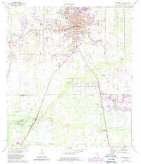 Zephyrhills Florida Historical topographic map, 1:24000 scale, 7.5 X 7.5 Minute, Year 1975