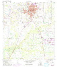Zephyrhills Florida Historical topographic map, 1:24000 scale, 7.5 X 7.5 Minute, Year 1975