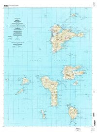 Weno Federated States of Micronesia Historical topographic map, 1:25000 scale, 7.5 X 7.5 Minute, Year 1997
