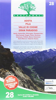 Buy map 28- Aosta, Pila, Valle di Cogne, Gran Paradiso