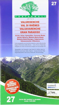 Buy map 27- Valgrisenche, Val di Rhêmes, Valsavarenche, Gran Paradiso