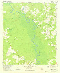 Abbeville North Georgia Historical topographic map, 1:24000 scale, 7.5 X 7.5 Minute, Year 1972