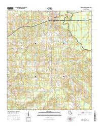 Abbeville South Georgia Current topographic map, 1:24000 scale, 7.5 X 7.5 Minute, Year 2014