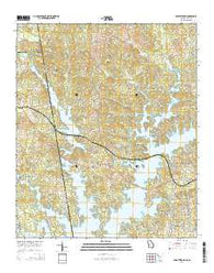 Abbottsford Georgia Current topographic map, 1:24000 scale, 7.5 X 7.5 Minute, Year 2014