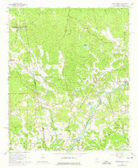 Abbottsford Georgia Historical topographic map, 1:24000 scale, 7.5 X 7.5 Minute, Year 1964