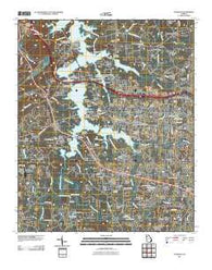 Acworth Georgia Historical topographic map, 1:24000 scale, 7.5 X 7.5 Minute, Year 2011
