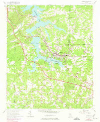 Acworth Georgia Historical topographic map, 1:24000 scale, 7.5 X 7.5 Minute, Year 1956