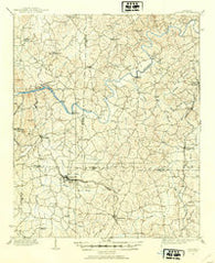 Acworth Georgia Historical topographic map, 1:62500 scale, 15 X 15 Minute, Year 1907