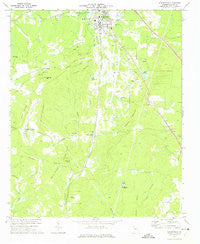 Adairsville Georgia Historical topographic map, 1:24000 scale, 7.5 X 7.5 Minute, Year 1972