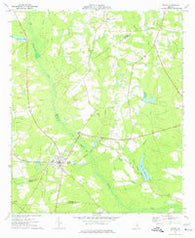 Adrian Georgia Historical topographic map, 1:24000 scale, 7.5 X 7.5 Minute, Year 1974