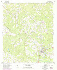 Alamo Georgia Historical topographic map, 1:24000 scale, 7.5 X 7.5 Minute, Year 1970