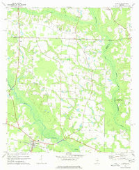 Alapaha Georgia Historical topographic map, 1:24000 scale, 7.5 X 7.5 Minute, Year 1977