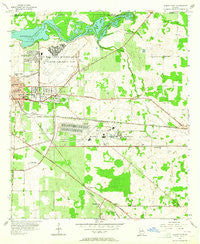 Albany East Georgia Historical topographic map, 1:24000 scale, 7.5 X 7.5 Minute, Year 1956