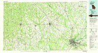 Albany Georgia Historical topographic map, 1:100000 scale, 30 X 60 Minute, Year 1981