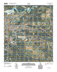 Albany East Georgia Historical topographic map, 1:24000 scale, 7.5 X 7.5 Minute, Year 2011