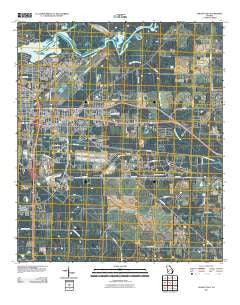 Albany East Georgia Historical topographic map, 1:24000 scale, 7.5 X 7.5 Minute, Year 2011
