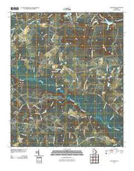 Alexander Georgia Historical topographic map, 1:24000 scale, 7.5 X 7.5 Minute, Year 2011