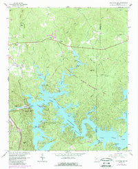 Allatoona Dam Georgia Historical topographic map, 1:24000 scale, 7.5 X 7.5 Minute, Year 1961