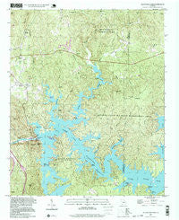 Allatoona Dam Georgia Historical topographic map, 1:24000 scale, 7.5 X 7.5 Minute, Year 1997