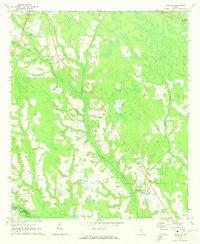 Alma NE Georgia Historical topographic map, 1:24000 scale, 7.5 X 7.5 Minute, Year 1971