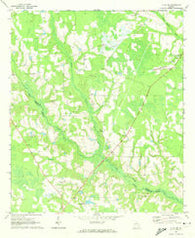 Alma NW Georgia Historical topographic map, 1:24000 scale, 7.5 X 7.5 Minute, Year 1971