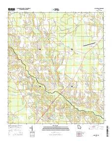 Alma NW Georgia Current topographic map, 1:24000 scale, 7.5 X 7.5 Minute, Year 2014