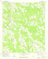 Alston Georgia Historical topographic map, 1:24000 scale, 7.5 X 7.5 Minute, Year 1970