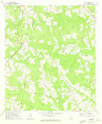Alston Georgia Historical topographic map, 1:24000 scale, 7.5 X 7.5 Minute, Year 1970
