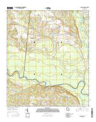 Altamaha Georgia Current topographic map, 1:24000 scale, 7.5 X 7.5 Minute, Year 2014