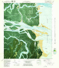 Altamaha Sound Georgia Historical topographic map, 1:24000 scale, 7.5 X 7.5 Minute, Year 1979