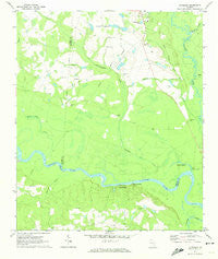 Altamaha Georgia Historical topographic map, 1:24000 scale, 7.5 X 7.5 Minute, Year 1970