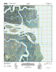 Altamaha Sound Georgia Historical topographic map, 1:24000 scale, 7.5 X 7.5 Minute, Year 2011