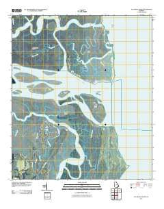 Altamaha Sound Georgia Historical topographic map, 1:24000 scale, 7.5 X 7.5 Minute, Year 2011