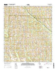 Amboy Georgia Current topographic map, 1:24000 scale, 7.5 X 7.5 Minute, Year 2014
