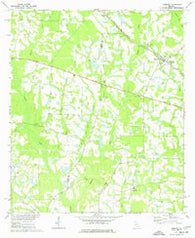 Ambrose Georgia Historical topographic map, 1:24000 scale, 7.5 X 7.5 Minute, Year 1972