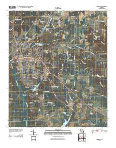 Americus Georgia Historical topographic map, 1:24000 scale, 7.5 X 7.5 Minute, Year 2011