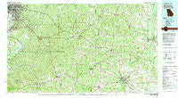 Americus Georgia Historical topographic map, 1:100000 scale, 30 X 60 Minute, Year 1981