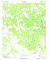 Andersonville Georgia Historical topographic map, 1:24000 scale, 7.5 X 7.5 Minute, Year 1972