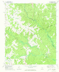 Apalachee Georgia Historical topographic map, 1:24000 scale, 7.5 X 7.5 Minute, Year 1972