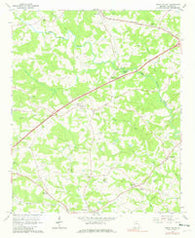 Apple Valley Georgia Historical topographic map, 1:24000 scale, 7.5 X 7.5 Minute, Year 1964