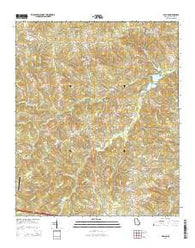 Appling Georgia Current topographic map, 1:24000 scale, 7.5 X 7.5 Minute, Year 2014