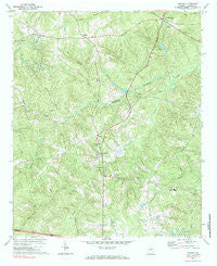 Appling Georgia Historical topographic map, 1:24000 scale, 7.5 X 7.5 Minute, Year 1971