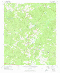 Appling Georgia Historical topographic map, 1:24000 scale, 7.5 X 7.5 Minute, Year 1971