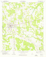 Arlington Georgia Historical topographic map, 1:24000 scale, 7.5 X 7.5 Minute, Year 1974