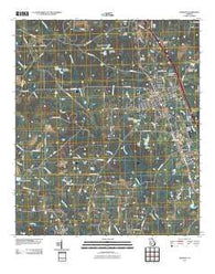 Ashburn Georgia Historical topographic map, 1:24000 scale, 7.5 X 7.5 Minute, Year 2011
