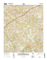 Ashland Georgia Current topographic map, 1:24000 scale, 7.5 X 7.5 Minute, Year 2014