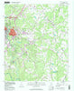 Athens East Georgia Historical topographic map, 1:24000 scale, 7.5 X 7.5 Minute, Year 1998